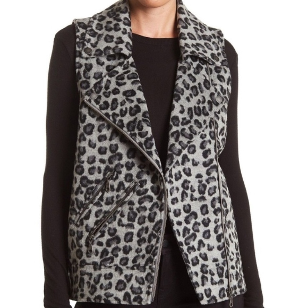 NWT Jolt Leopard Moto Vest